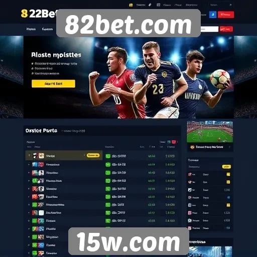 Acessibilidade e navegação no site 82bet.com